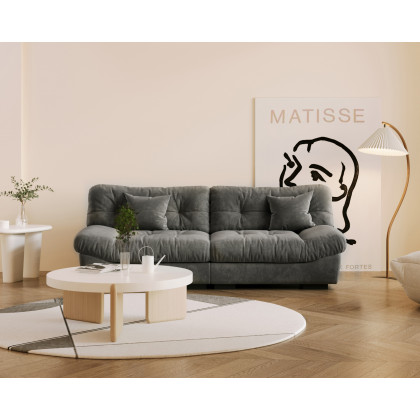 Crenus Soffice Microfiber Suede Pet-friendly Sofa - Pink