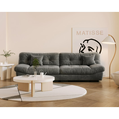 Crenus Soffice Microfiber Suede Pet-friendly Sofa - Pink