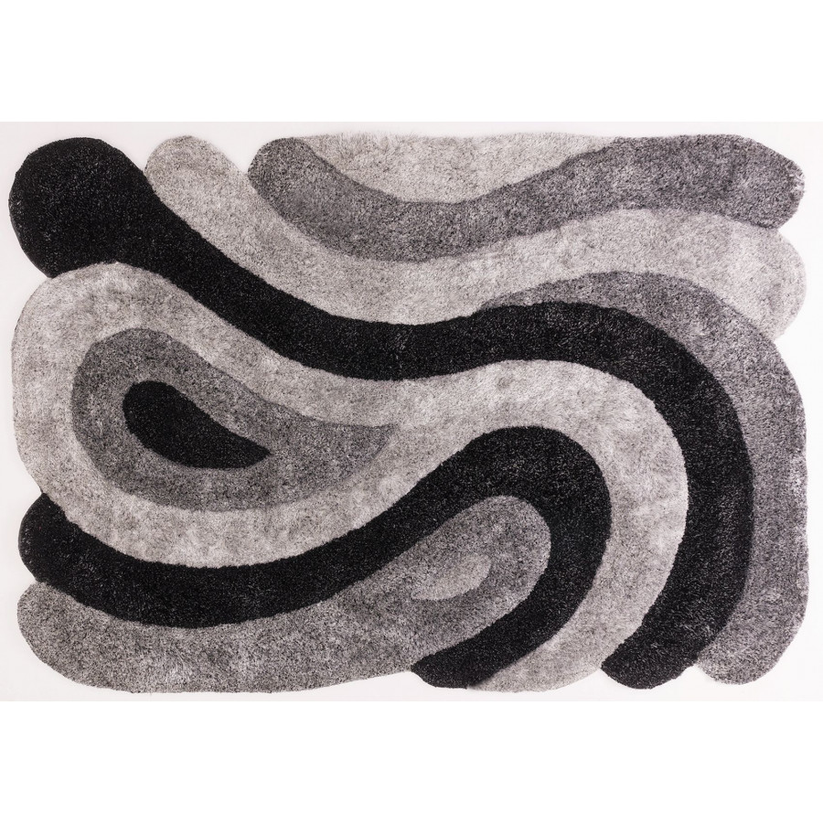 CutCut Form Gray Rug - 140x200