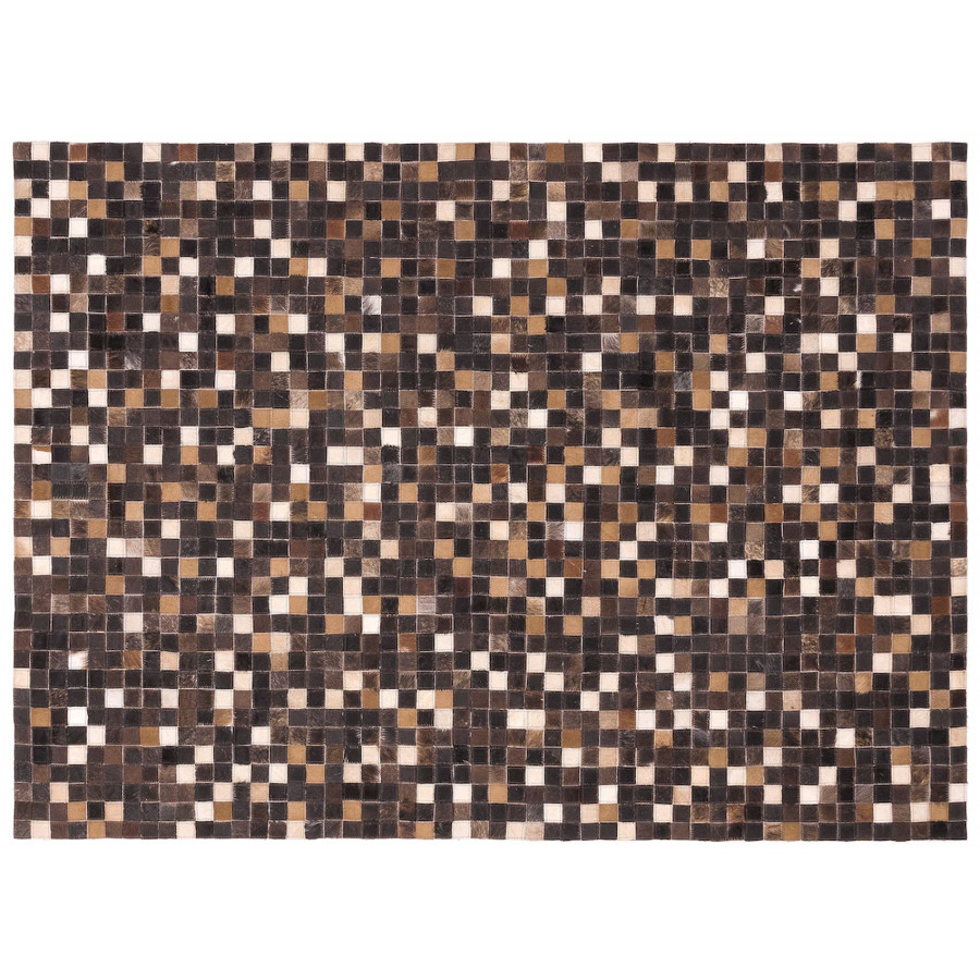 CutCut Quadra Multi Leather Rug - 140x200
