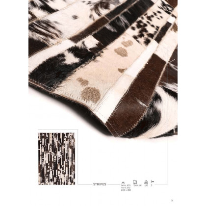 CutCut - Stripes Leather Rug