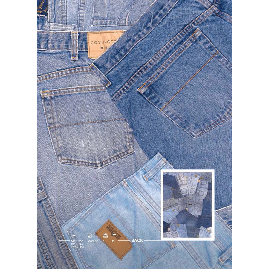 CutCut Back Jeans Rug - 200x300
