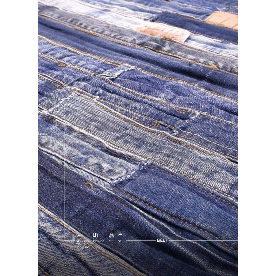 CutCut - Belt Jeans Rug in 170x240