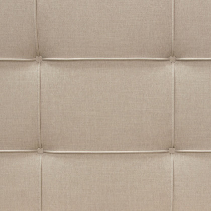 Diamond Sofa Beverly Fabric Eastern King Bed with Integrated Footboard Storage Unit & Accent Wings - Sand