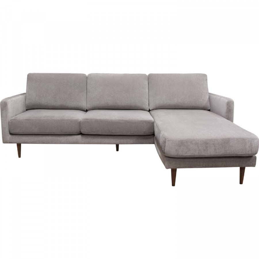 Diamond Sofa Kelsey Fabric Reversible Chaise Sectional - Gray