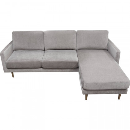 Diamond Sofa Kelsey Fabric Reversible Chaise Sectional - Gray