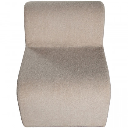 Diamond Sofa - Lana Looped Shearling Fabric Accent Chair in Camel