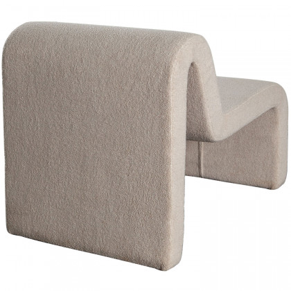 Diamond Sofa - Lana Looped Shearling Fabric Accent Chair in Camel