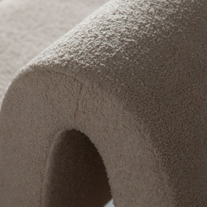 Diamond Sofa - Lana Looped Shearling Fabric Accent Chair in Camel