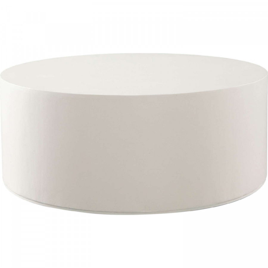 Diamond Sofa Montage Faux Cement Round Cocktail Table - Ivory