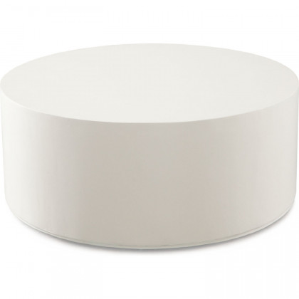Diamond Sofa Montage Faux Cement Round Cocktail Table - Ivory