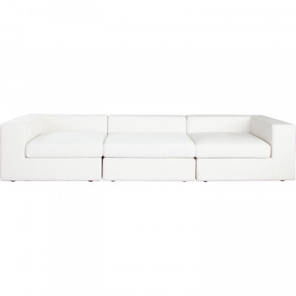 Diamond Sofa Muse 3PC Performance Fabric Modular Sofa - Mist White
