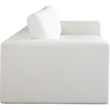 Diamond Sofa Muse 2PC Performance Fabric Modular Sofa - Mist White