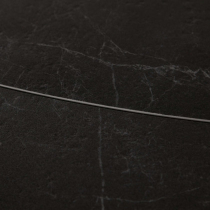 Diamond Sofa - Onyx Rectangle Extension Dining Table with Black Ceramic Glass Top & Black Metal Leg