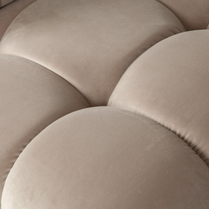 Diamond Sofa Paloma 5PC Velvet Modular Corner Sectional - Mink Tan