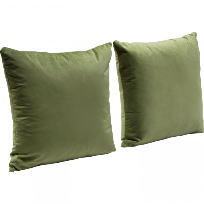 Diamond Sofa 16" Square Velvet Accent Pillows (Set of 2) - Sage Green