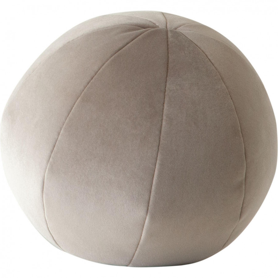 Diamond Sofa 10" Round Velvet Accent Pillows (Set of 2) - Mink Tan