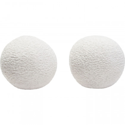 Diamond Sofa - 10" Round Accent Pillows (Set of 2)