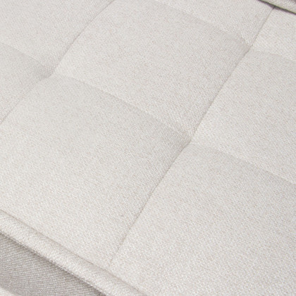 Diamond Sofa Platform Square Fabric Modular Lounger with Bolstered Non-Skid Backrest - Light Sand