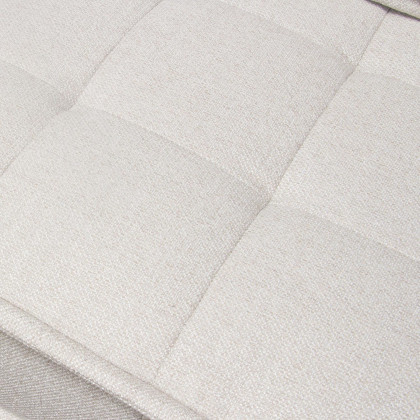 Diamond Sofa Platform 2-Piece Square Fabric Modular Lounger with Bolstered Non-Skid Backrest - Light Sand