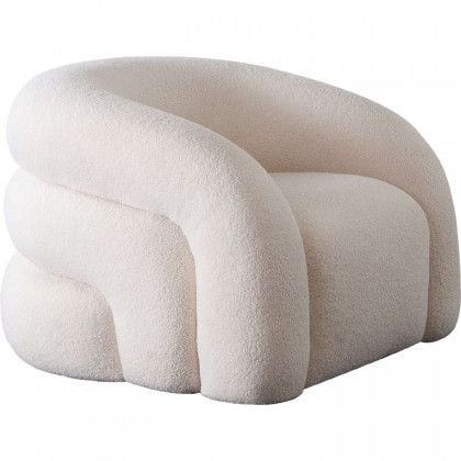 Diamond Sofa - Quantum Sherpa Swivel Accent Chair in Ivory