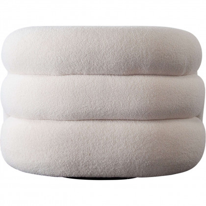 Diamond Sofa - Quantum Sherpa Swivel Accent Chair in Ivory