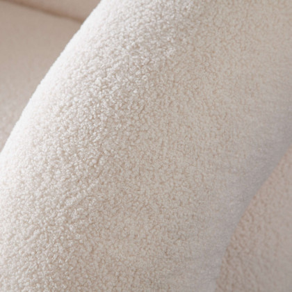 Diamond Sofa - Quantum Sherpa Swivel Accent Chair in Ivory