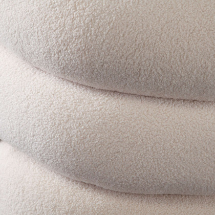 Diamond Sofa - Quantum Sherpa Swivel Accent Chair in Ivory