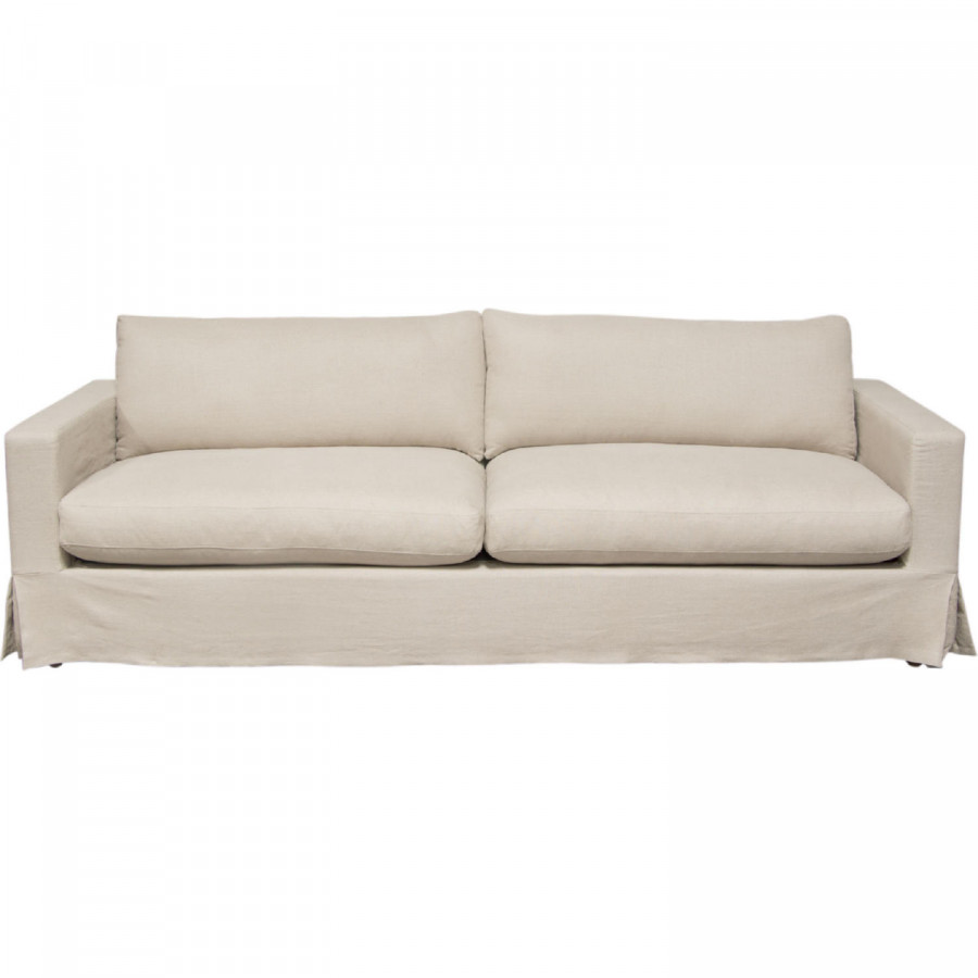 Diamond Sofa - Savannah Natural Linen Slip-Cover Sofa