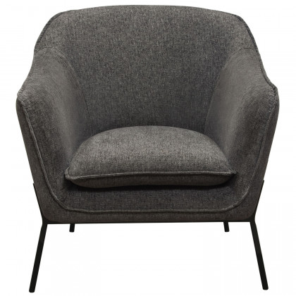 Diamond Sofa - Status Fabric Accent Chair with Metal Leg