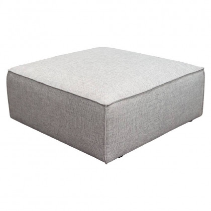 Diamond Sofa - Vice Fabric Square Ottoman in Barley