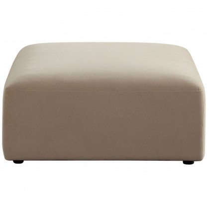 Diamond Sofa Zia Performance Velvet Fabric Ottoman - Light Camel