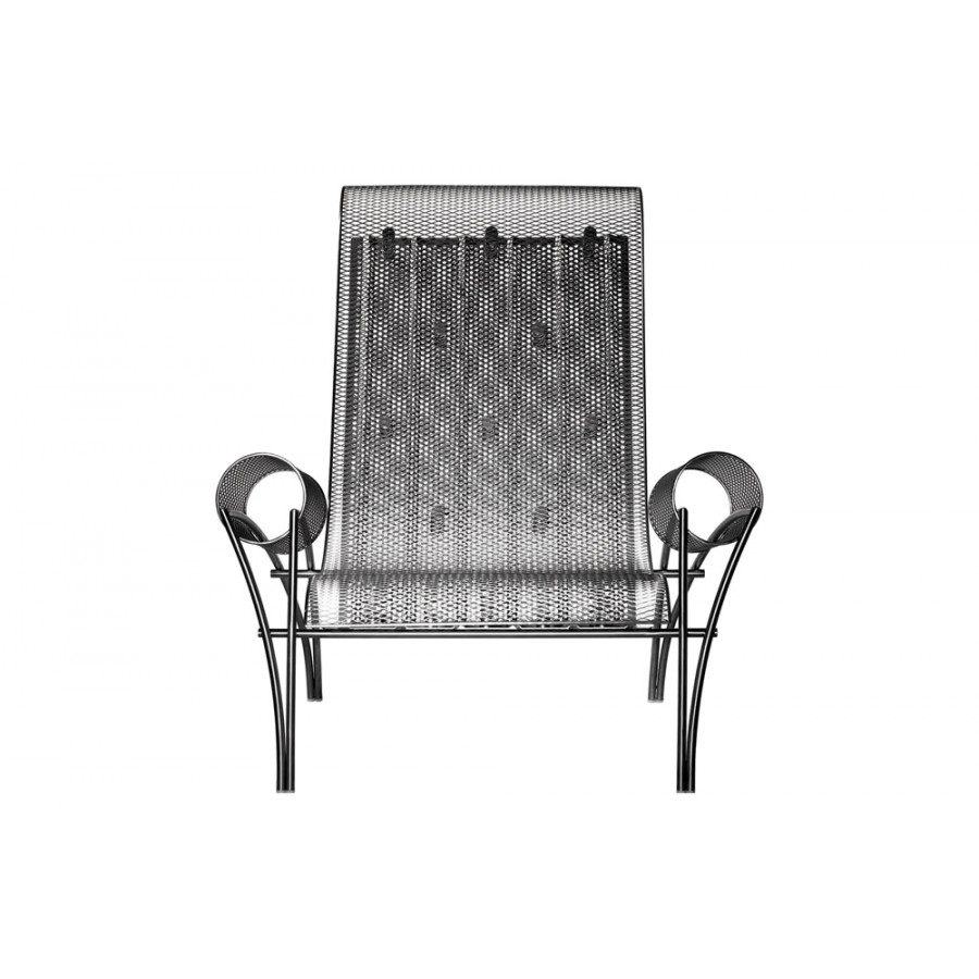 Driade - Suki Solid Armchair in Steel