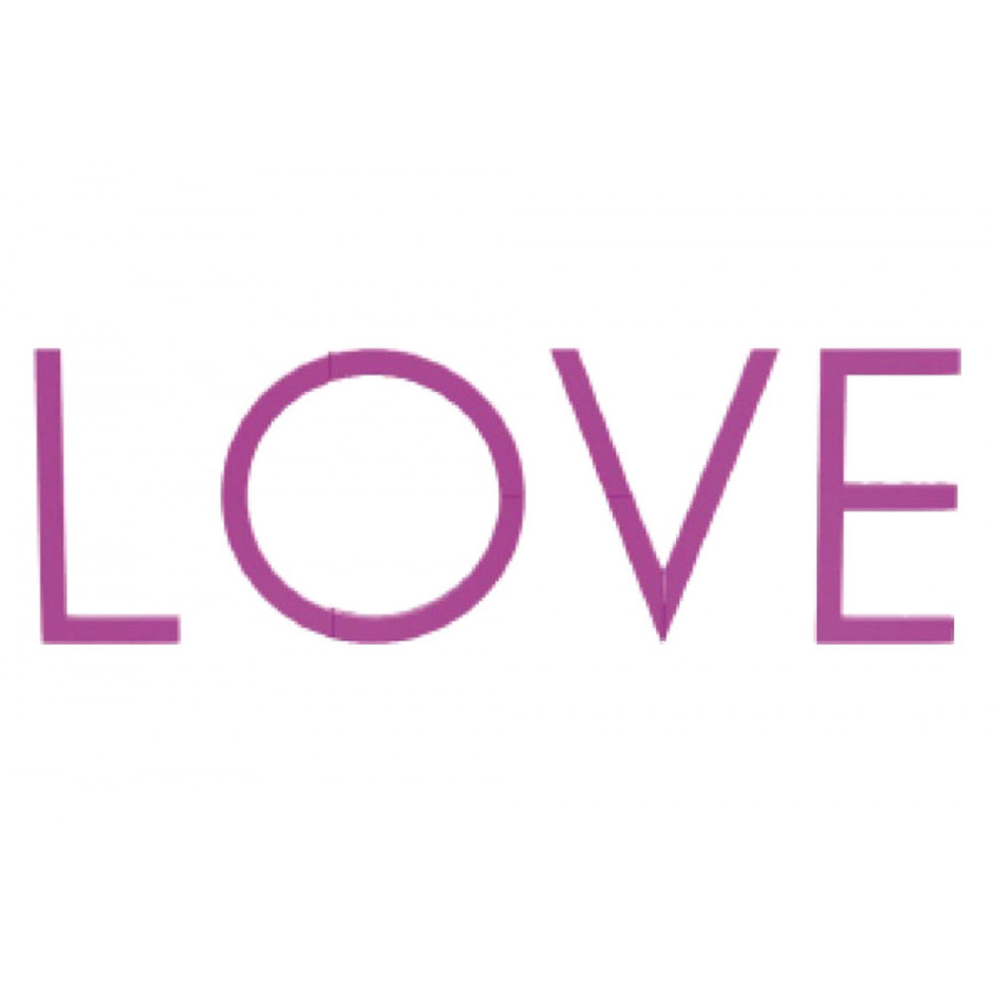 Driade Love Lettering - Fluo Pink