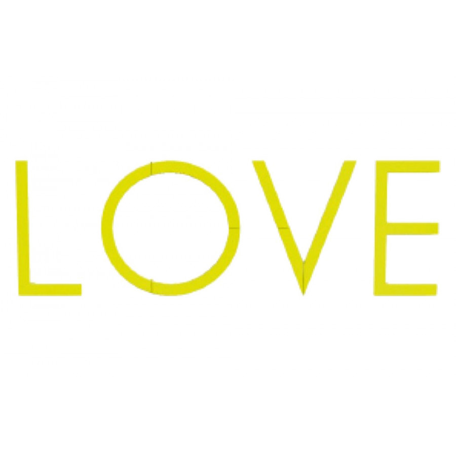 Driade Love Lettering - Fluo Yellow