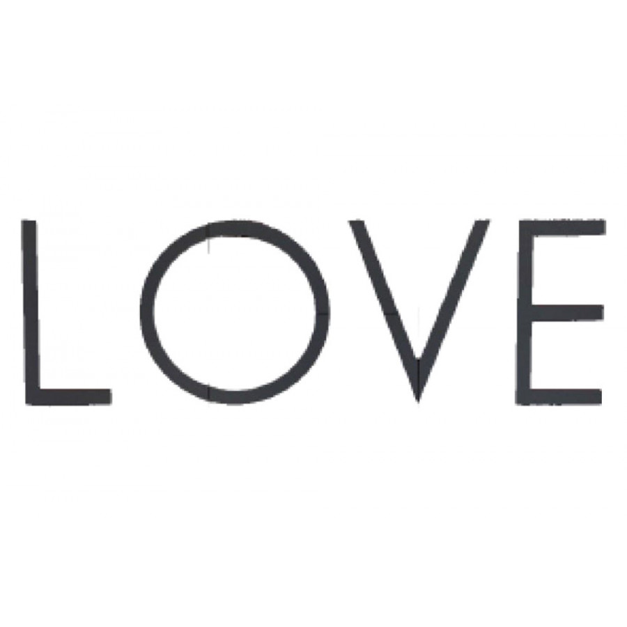 Driade Love Lettering - Graphite