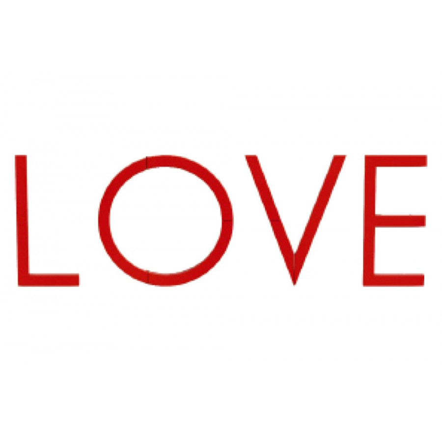 Driade Love Lettering - Red