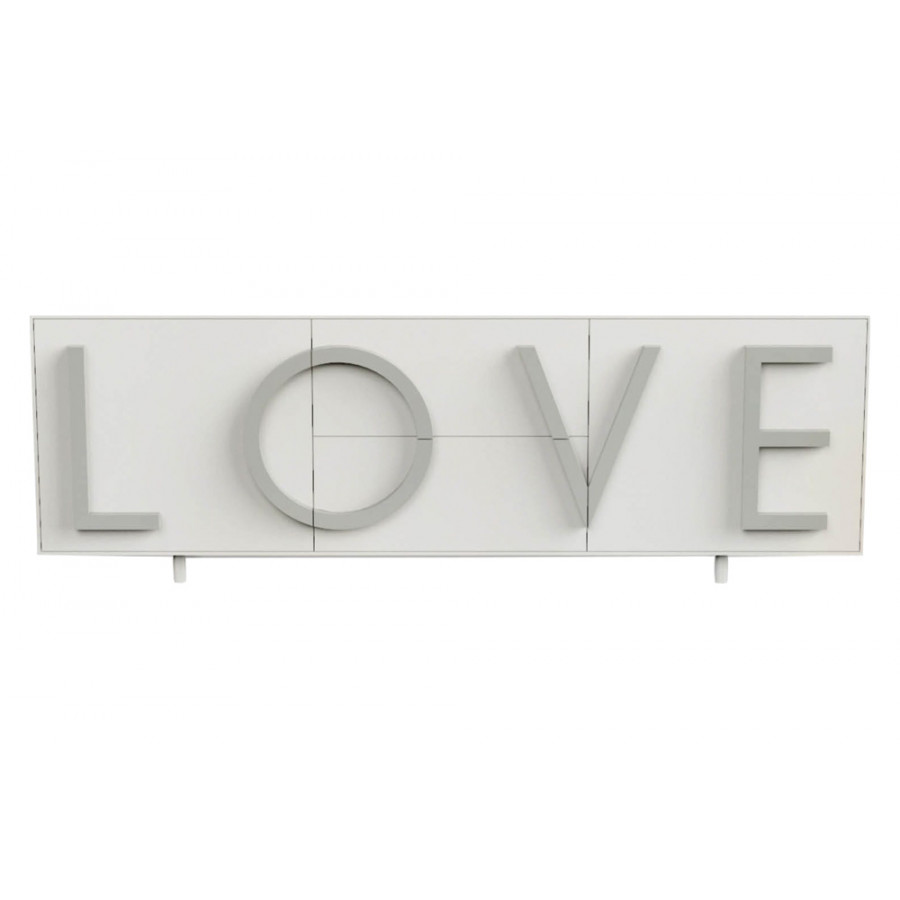 Driade Love Large Cabinet - White/Light Gray