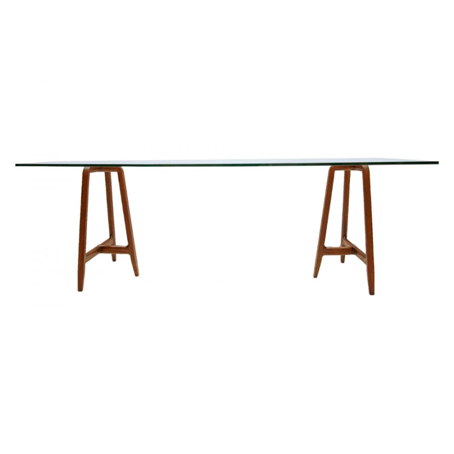 Driade Easel 86" Dining Table - Transparent/Natural
