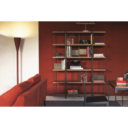 Driade Zigzag Large Bookcase - Walnut