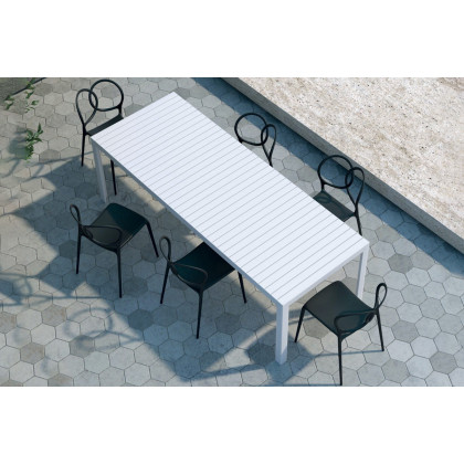 Driade Kalimba 94" Outdoor Table - White