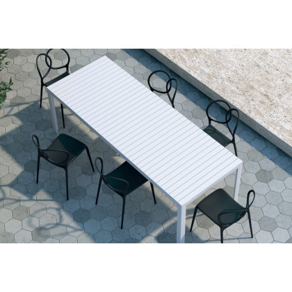 Driade Kalimba 70" Outdoor Table - White