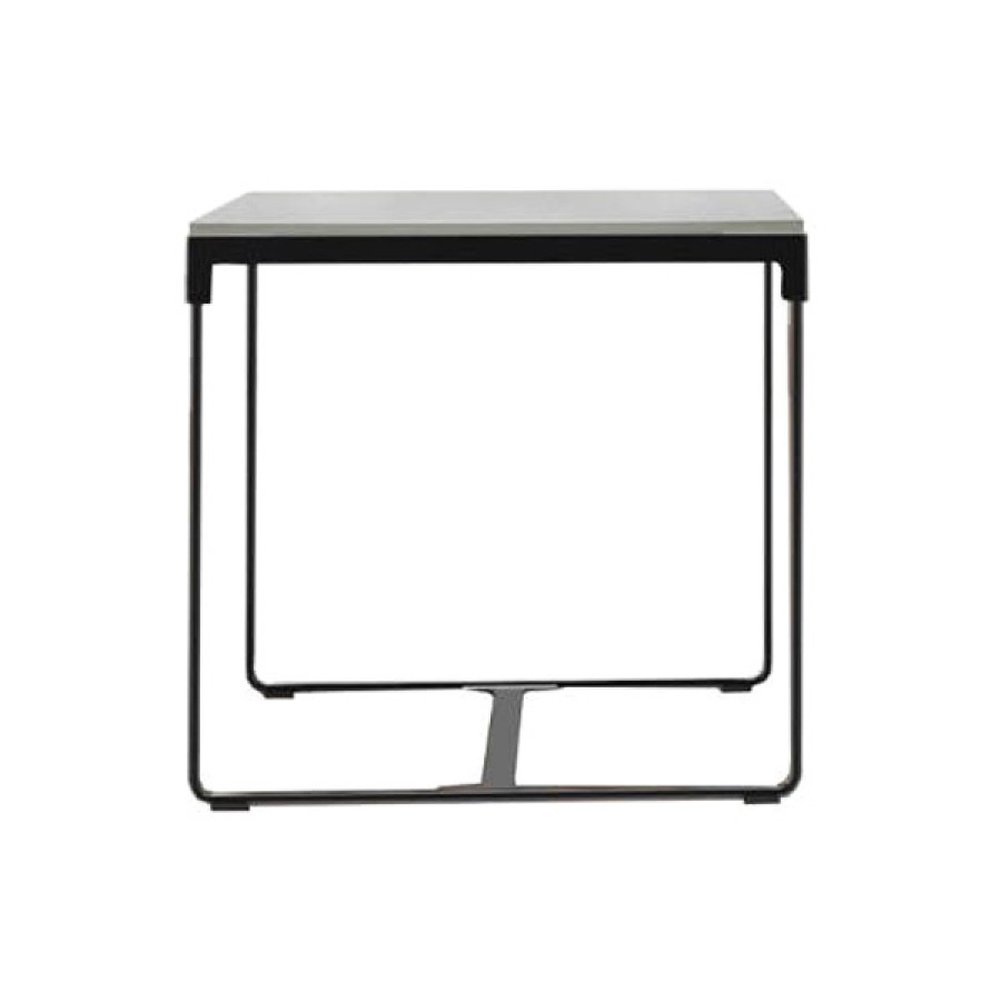 Driade Mingx Square Side Table - Gray/Black