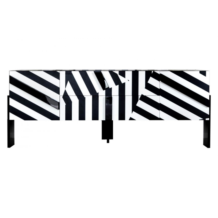 Driade - Ziqqurat Striped Sideboard