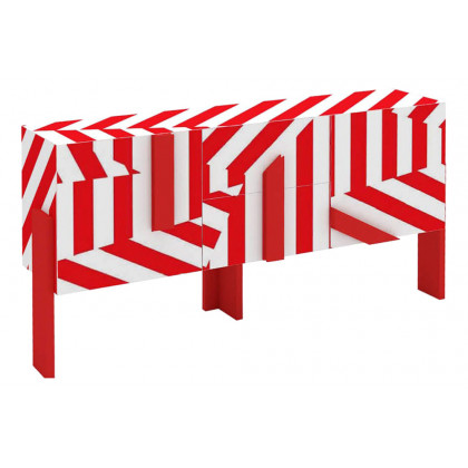 Driade - Ziqqurat Striped Small Sideboard