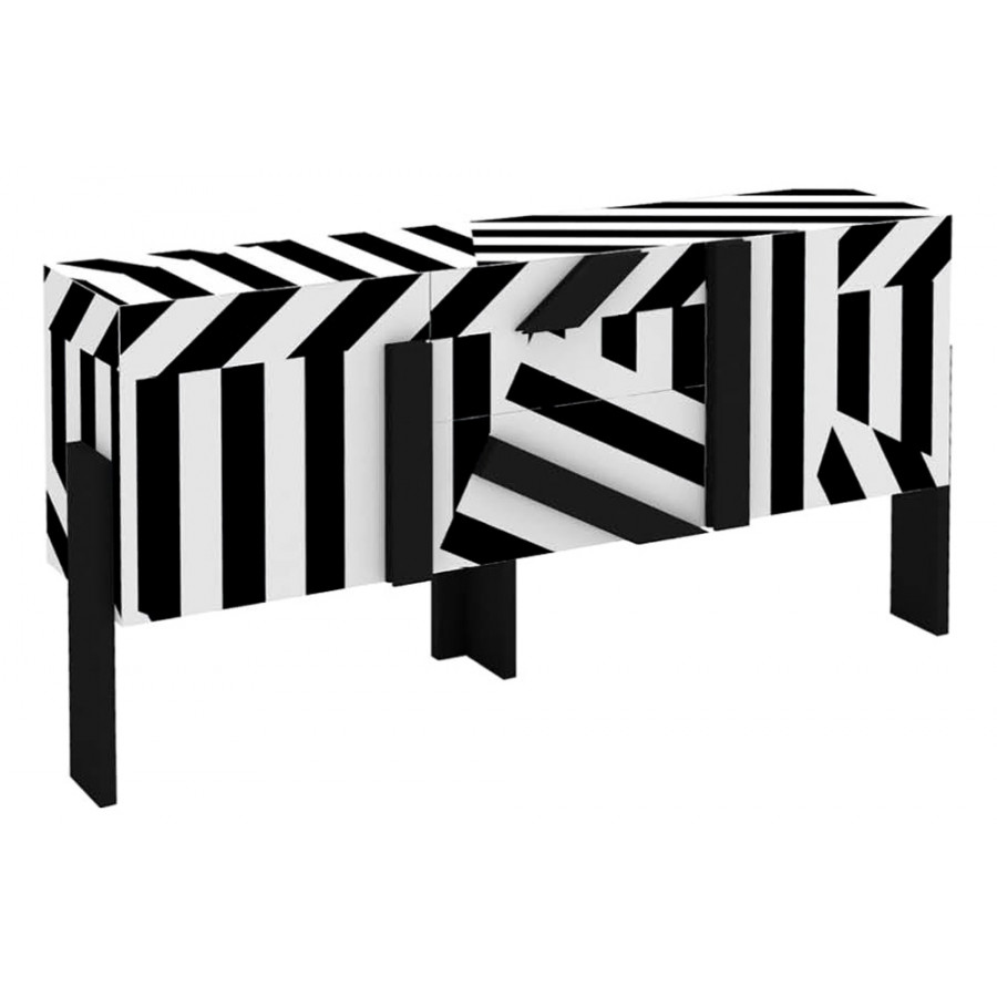 Driade - Ziqqurat Striped Small Sideboard