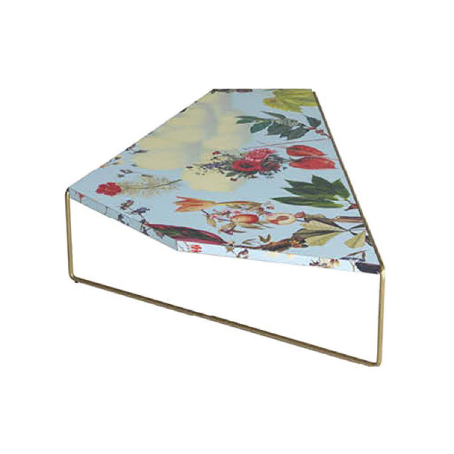 Driade Zagazig Floral Coffee Table - Gold