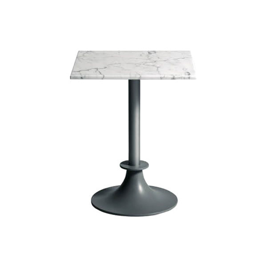 Driade Lord Yi 23" Square Table - White/Gray