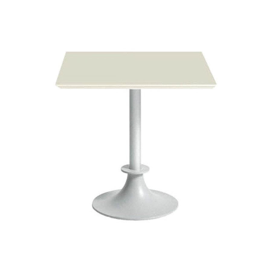 Driade Lord Yi 31" Square Table - Ivory/Gray