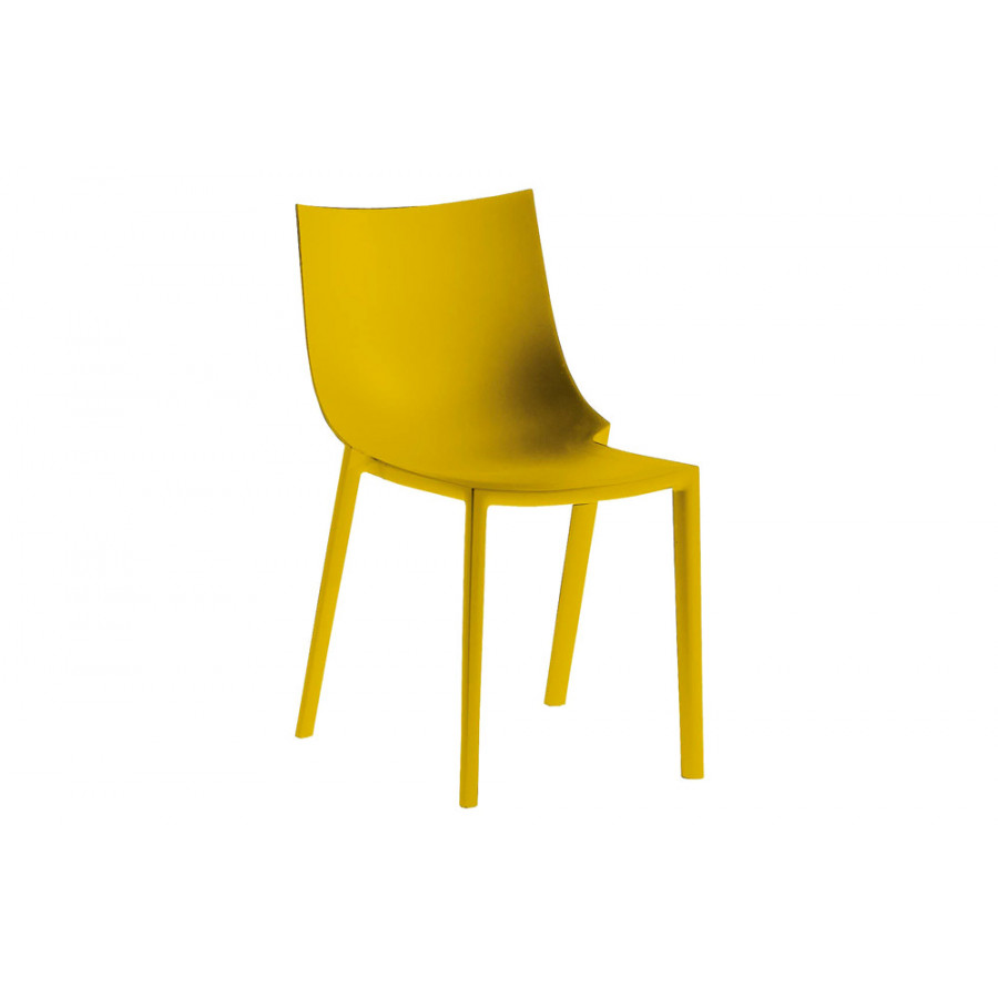 Driade Bo Side Chair - Mustard Yellow